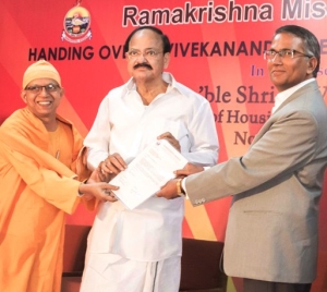 Ramakrishna Mission Delhi handing over of Homeless Shelter